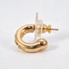 Authentic Christian Dior Vintage Rhinestone Earrings Gold Tone CD 4349K