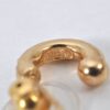 Authentic Christian Dior Vintage Rhinestone Earrings Gold Tone CD 4349K