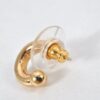 Authentic Christian Dior Vintage Rhinestone Earrings Gold Tone CD 4349K