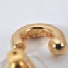 Authentic Christian Dior Vintage Rhinestone Earrings Gold Tone CD 4349K