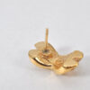 Authentic Christian Dior Vintage Rhinestone Earrings Gold Tone CD 4350K