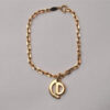 Authentic Christian Dior Vintage Chain Bracelet Gold Tone CD 5518I