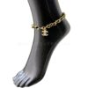 Chanel 95P Vintage Woven Crystal CC Barbie Anklet Bracelet