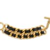 Chanel Vintage 95P Double Woven Chain Bracelet