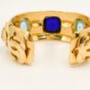 Rare Chanel Vintage 97P Jeweled Gripoix Cuff Bracelet