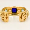 Rare Chanel Vintage 97P Jeweled Gripoix Cuff Bracelet