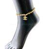 Chanel 95P Vintage Crystal Rhinestone Anklet Bracelet Crystal CC