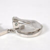 Authentic Christian Dior Vintage Earrings Silver Tone CD 7110K