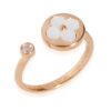 Louis Vuitton Color Blossom Fashion Ring in 18k Rose Gold 0.04 CTW