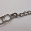 Authentic Christian Dior Vintage Chain Bracelet Silver Tone CD 8044I