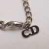 Authentic Christian Dior Vintage Chain Bracelet Silver Tone CD 8044I