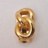 Authentic Christian Dior Vintage Clip-On Earrings Gold Plating CD 8166I