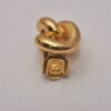 Authentic Christian Dior Vintage Clip-On Earrings Gold Plating CD 8166I