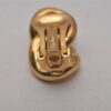 Authentic Christian Dior Vintage Clip-On Earrings Gold Plating CD 8166I