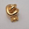 Authentic Christian Dior Vintage Clip-On Earrings Gold Plating CD 8166I