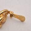 Authentic Christian Dior Vintage Clip-On Earrings Gold Plating CD 8166I