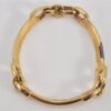 Authentic Christian Dior Rhinestone Chain Bracelet Gold Tone CD 8862K