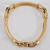 Authentic Christian Dior Rhinestone Chain Bracelet Gold Tone CD 8862K