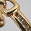 Authentic Christian Dior Rhinestone Chain Bracelet Gold Tone CD 8862K