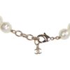 Chanel Gold CC Faux Large Pearl Crystal Necklace