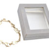 Authentic Christian Dior Chain Bracelet Gold Tone CD Box J2862