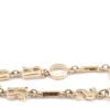 Authentic Christian Dior Chain Bracelet Gold Tone CD Box J2862