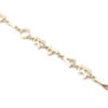 Authentic Christian Dior Chain Bracelet Gold Tone CD Box J2862