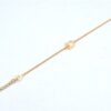 Authentic Christian Dior Chain Bracelet Gold Tone CD J9080