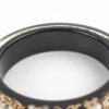 Louis Vuitton Thick Black/Gold Bangle Size M/L