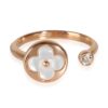 Louis Vuitton Color Blossom Fashion Ring in 18k Rose Gold 0.04 CTW