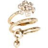 Gucci Flora Mother of Pearl Ring in 18K Yellow Gold 05 CTW