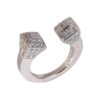 Gucci Chiodo Diamond Nailhead Ring in 18k White Gold 0.60 CTW