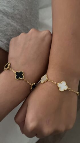 Camilla Bracelet - Gold + White photo review